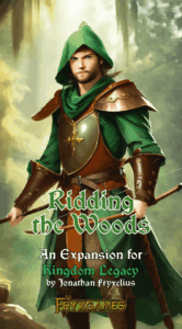 Kingdom Legacy: Ridding the Woods board game cover