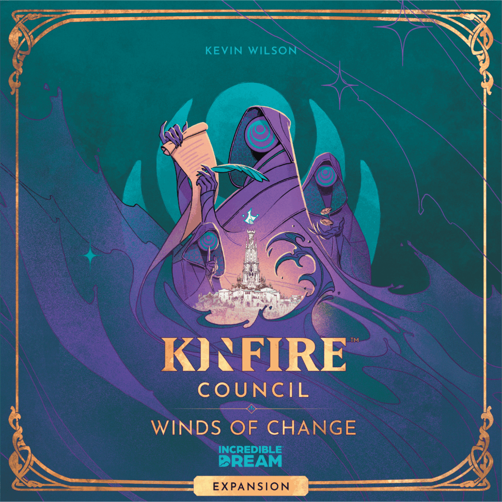 Kinfire Council: Winds of Change board game cover