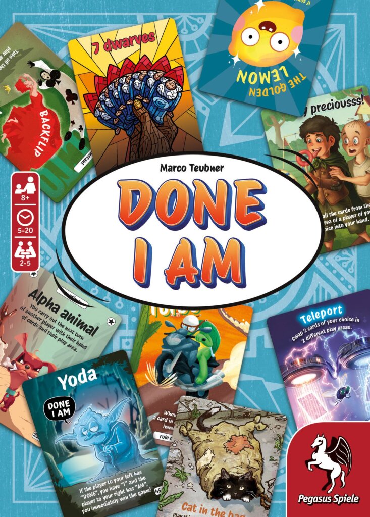 DONE I AM board game cover
