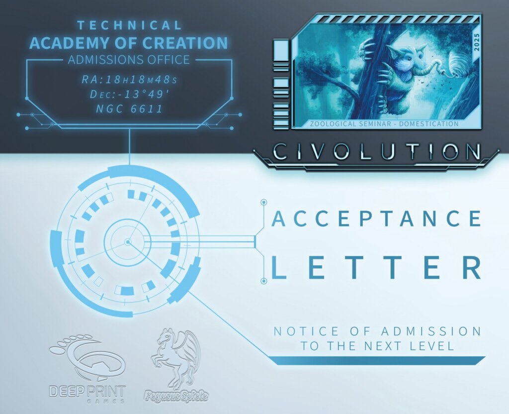 Civolution: Acceptance Letter board game cover