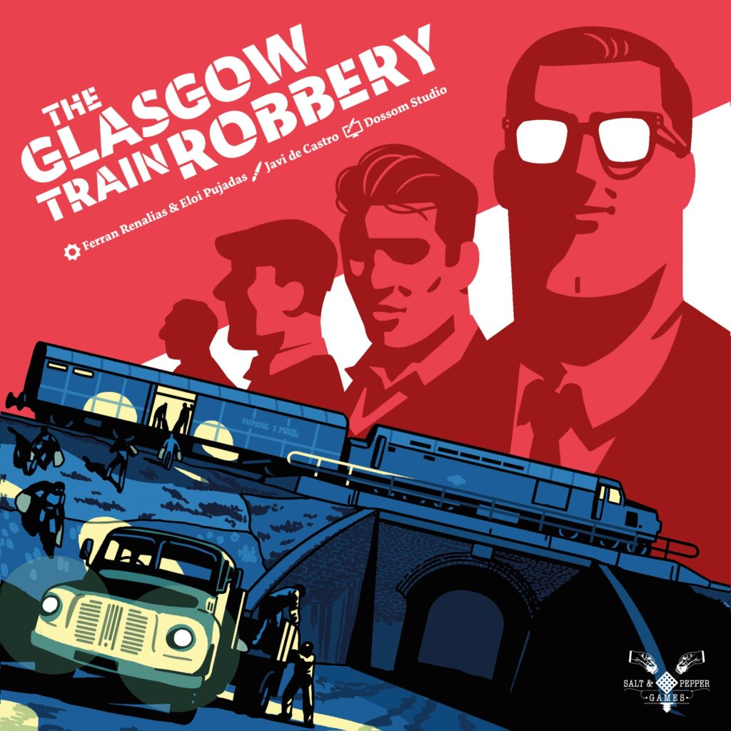 The Glasgow Train Robbery board game cover