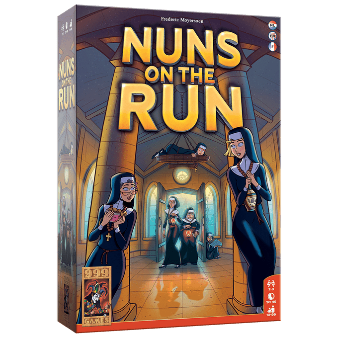 Nuns on the Run (Second Edition) board game cover