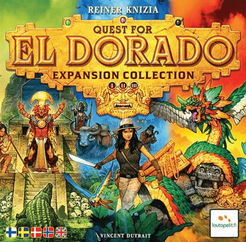 Quest for El Dorado: Expansion Collection board game cover