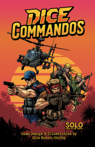 Dice Commandos board game cover
