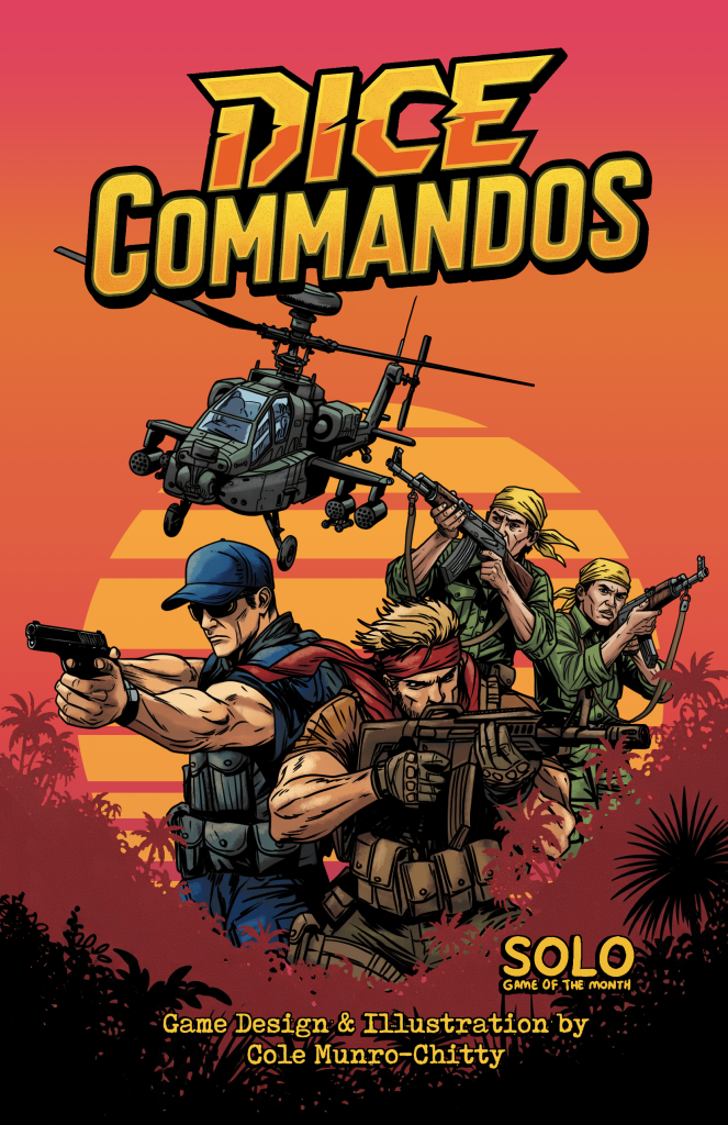 Dice Commandos board game cover