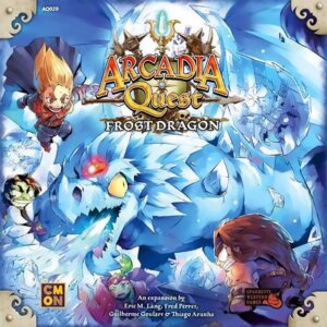 Arcadia Quest: Frost Dragon board game cover