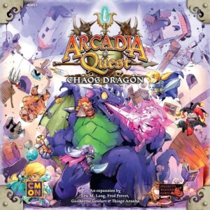 Arcadia Quest: Chaos Dragon board game cover
