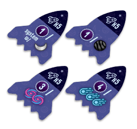Point Galaxy: Rocket Tokens Mini-Expansion board game cover