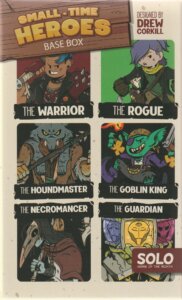 Small-Time Heroes: Base Box board game cover