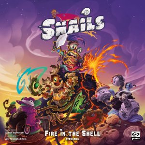 Snails: Fire in the Shell board game cover