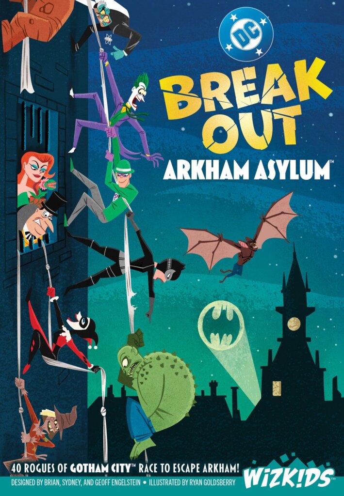 DC Breakout: Arkham Asylum board game cover