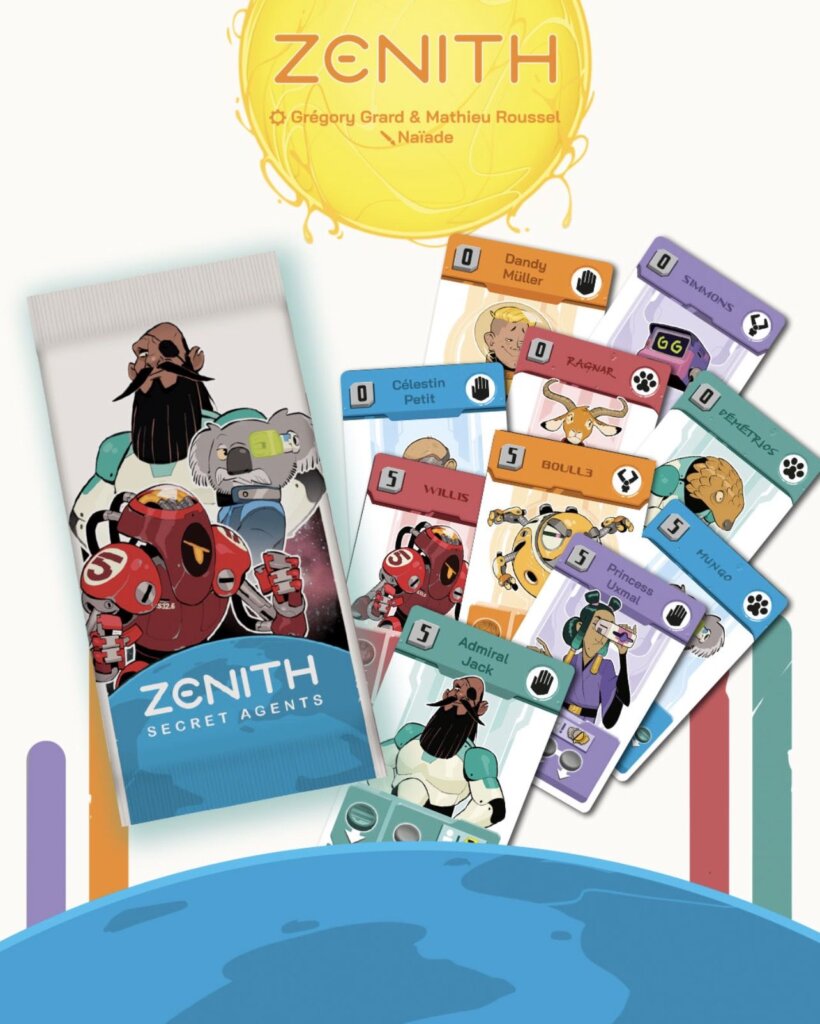 Zenith: Secret Agents board game cover