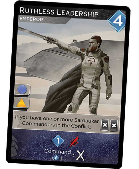 Dune: Imperium – Ruthless Leadership Promo Card board game cover