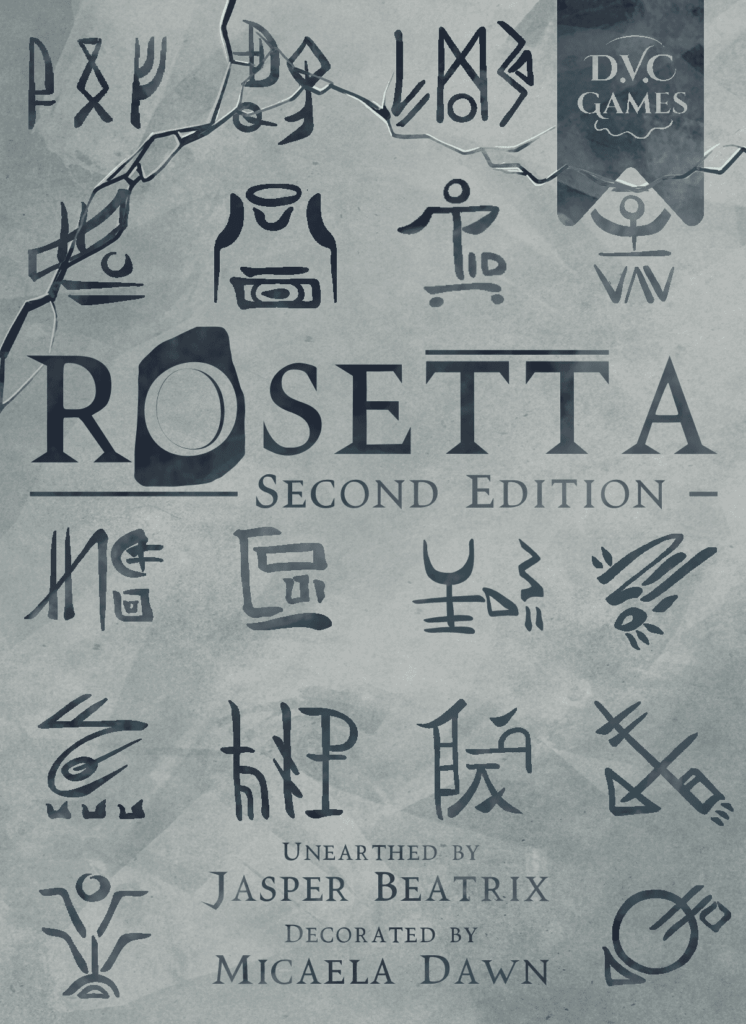 Rosetta: The Lost Language board game cover