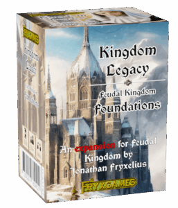 Kingdom Legacy: Feudal Kingdom – Foundations board game cover