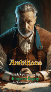 Kingdom Legacy: Ambitions board game cover
