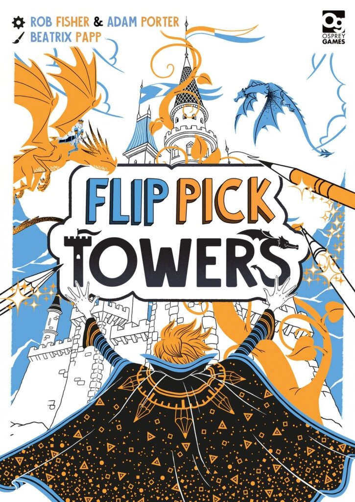 Flip Pick Towers board game cover