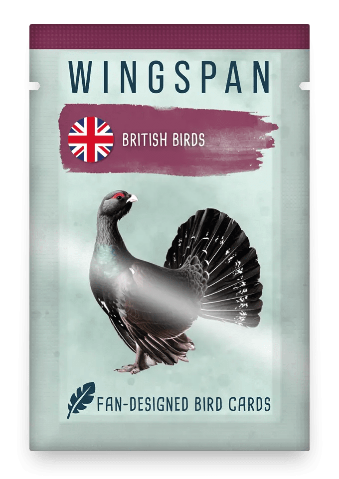 Wingspan: Fan-Designed Bird Promo Pack – British Birds board game cover