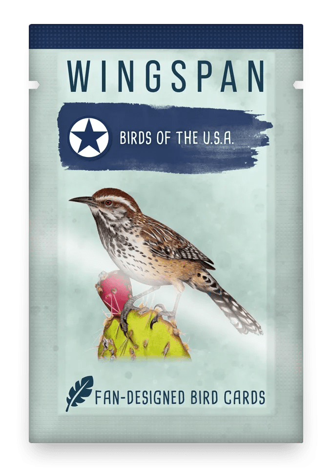 Wingspan: Fan-Designed Bird Promo Pack – Birds of the U.S.A. board game cover