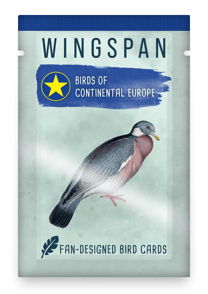 Wingspan: Fan-Designed Bird Promo Pack – Birds of Continental Europe board game cover