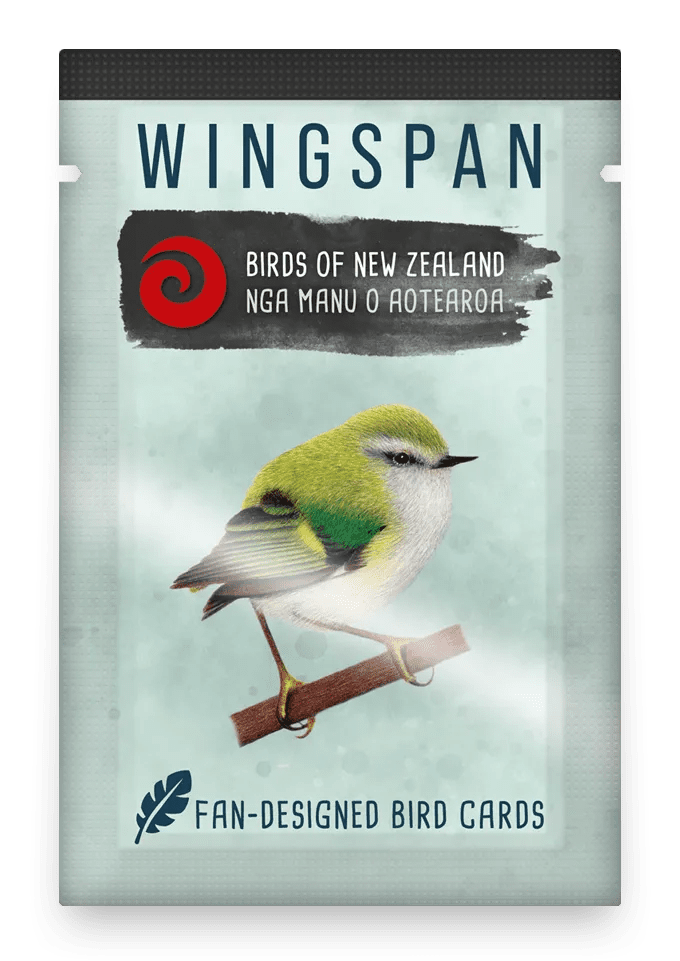 Wingspan: Fan-Designed Bird Promo Pack – Birds of New Zealand board game cover