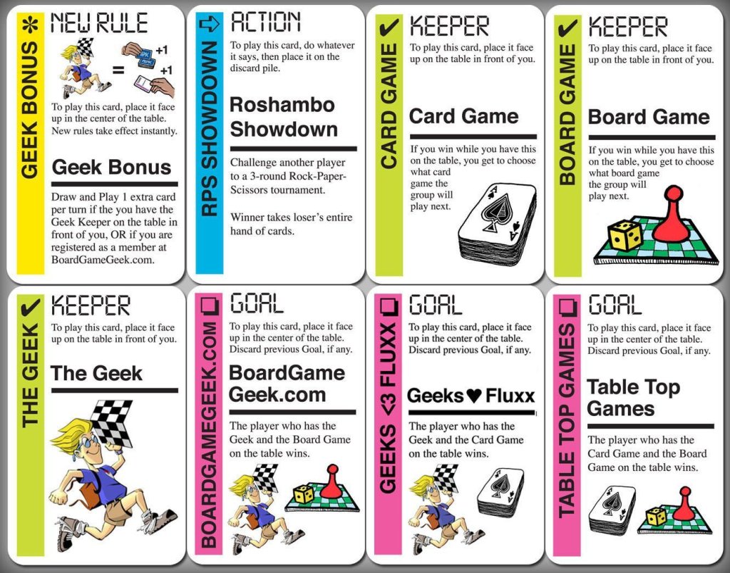 Fluxx: BoardGameGeek Expansion board game cover