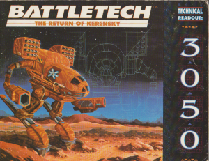 BattleTech Technical Readout: 3050 board game cover