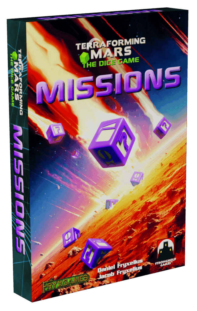 Terraforming Mars: The Dice Game – Missions board game cover