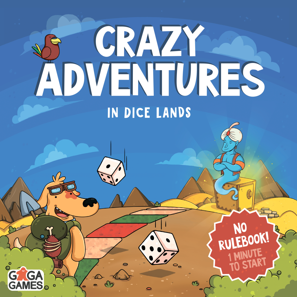 Crazy Adventures board game cover