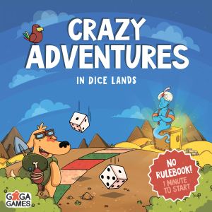 Crazy Adventures board game cover