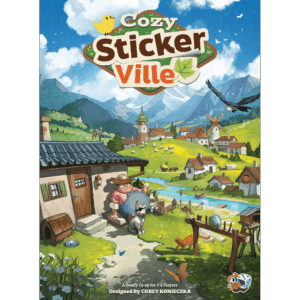 Cozy Stickerville board game cover