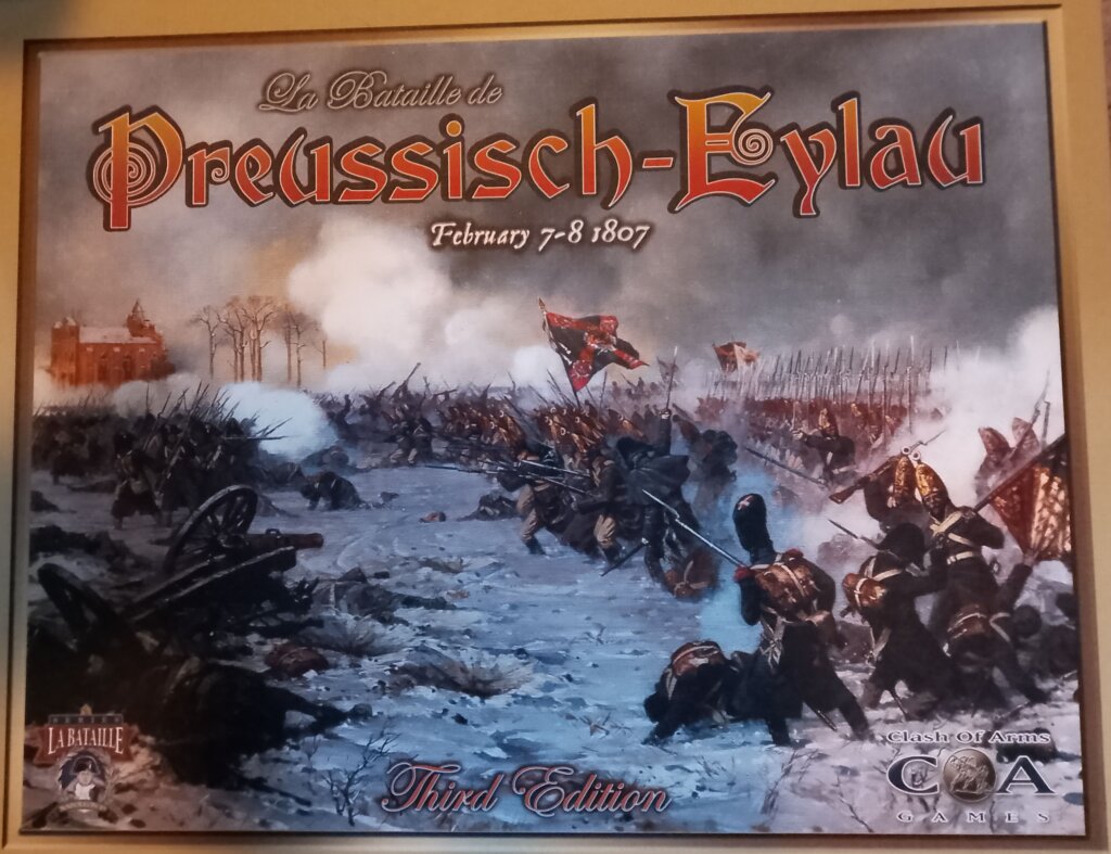 La Bataille de Preussisch-Eylau board game cover