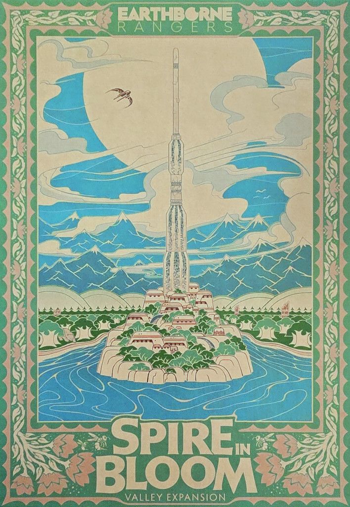 Earthborne Rangers: Spire in Bloom Valley Expansion board game cover