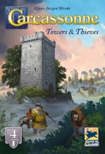 Carcassonne: Towers & Thieves board game cover
