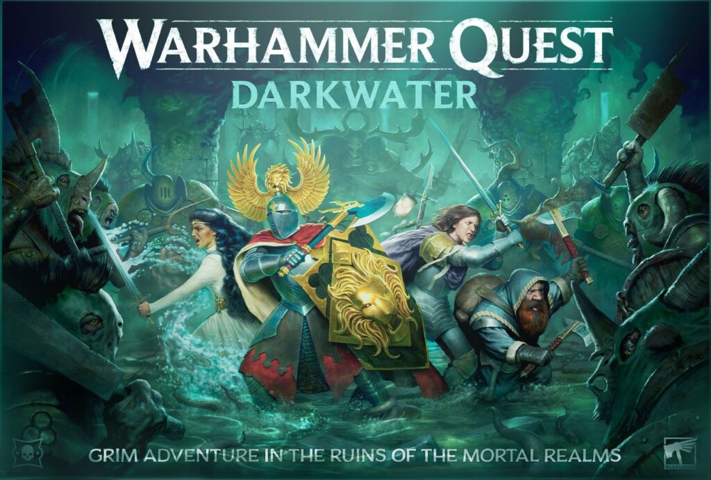 Warhammer Quest: Darkwater board game cover