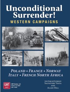 Unconditional Surrender! Western Campaigns board game cover