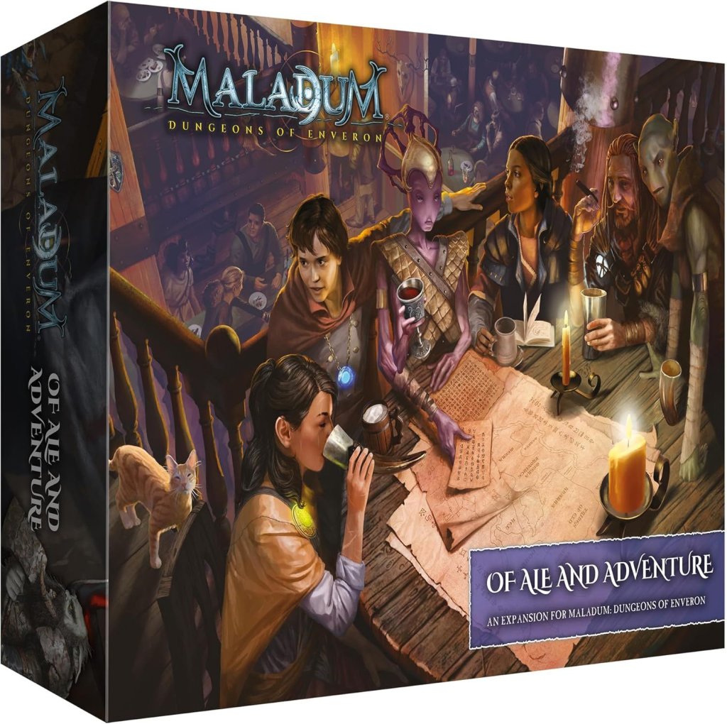 Maladum: Of Ale and Adventure Expansion board game cover