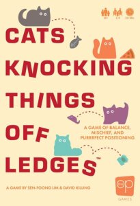 Cats Knocking Things Off Ledges board game cover