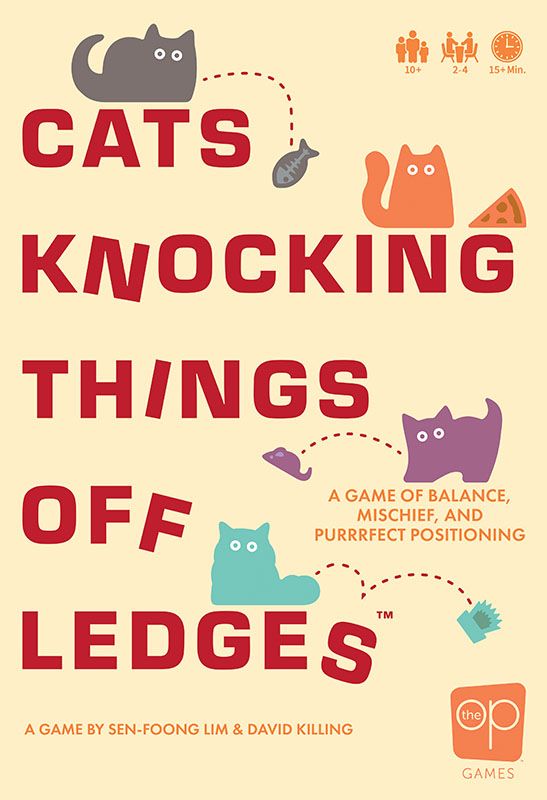 Cats Knocking Things Off Ledges board game cover