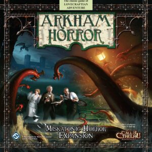 Arkham Horror: Miskatonic Horror Expansion board game cover