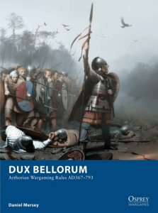 Dux Bellorum: Arthurian Wargaming Rules AD367-793 board game cover