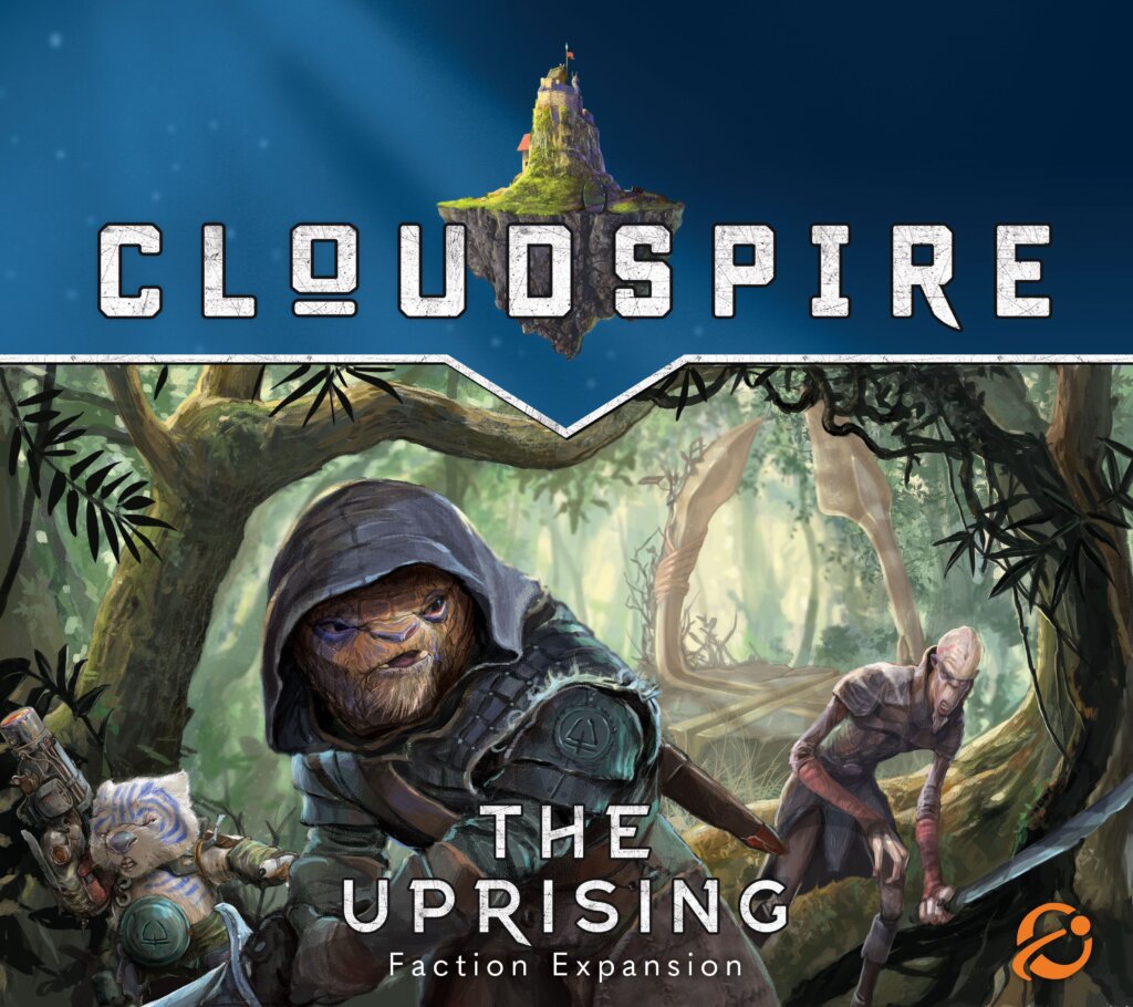Cloudspire: The Uprising – Faction/Content Expansion board game cover