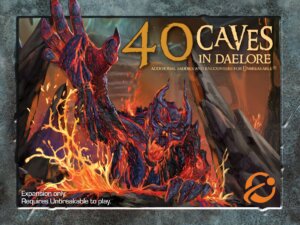 Too Many Bones: Unbreakable – 40 Caves in Daelore board game cover