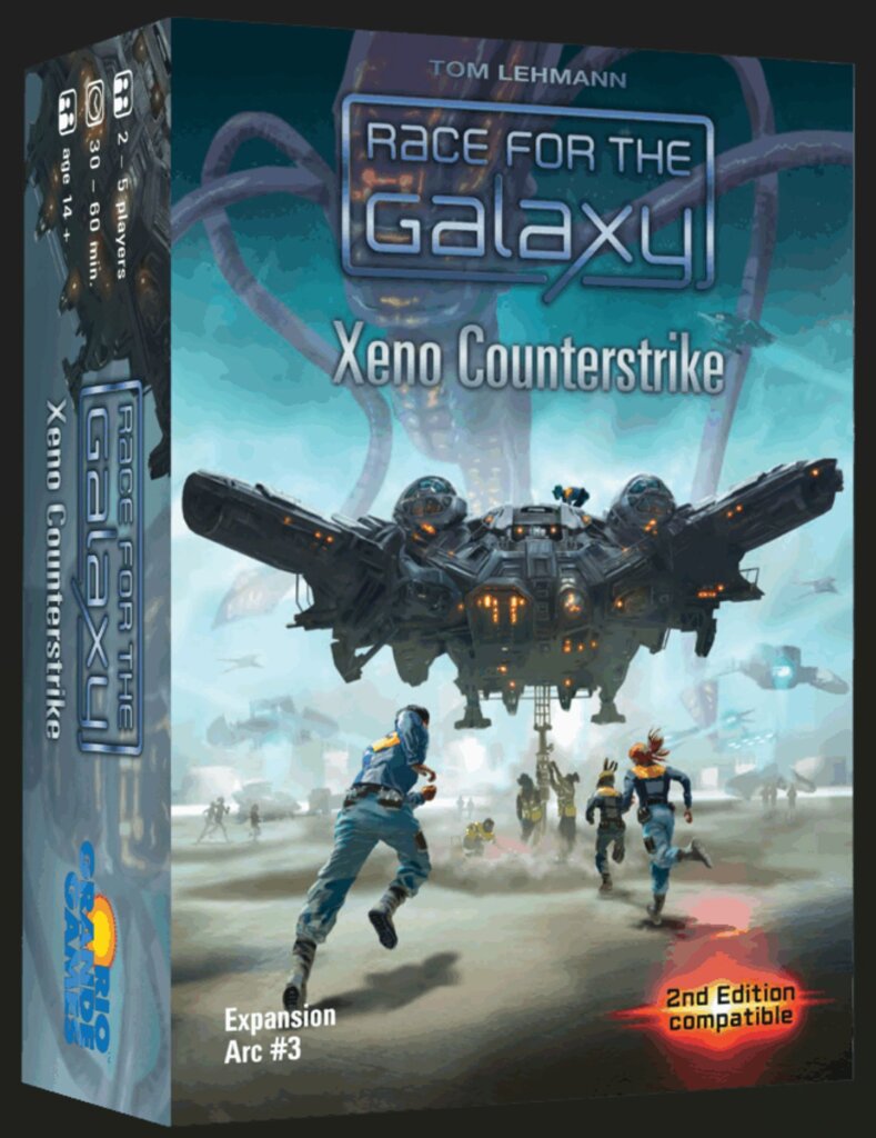 Race for the Galaxy: Xeno Counterstrike board game cover