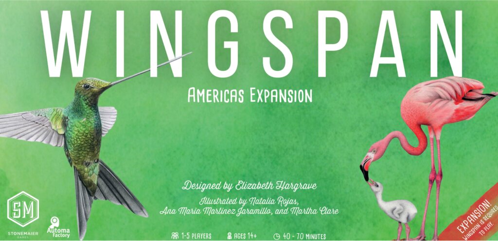 Wingspan: Americas Expansion board game cover
