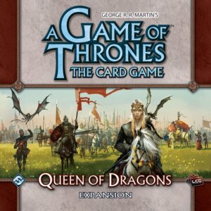 A Game of Thrones: The Card Game – Queen of Dragons board game cover