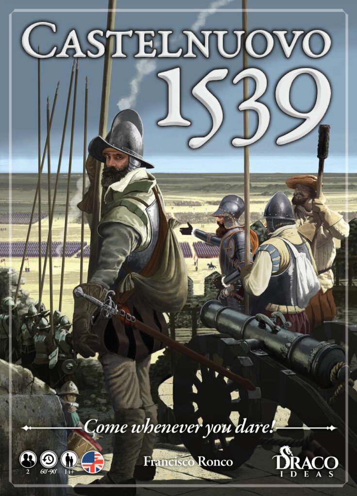 Castelnuovo 1539: Come whenever you dare! board game cover