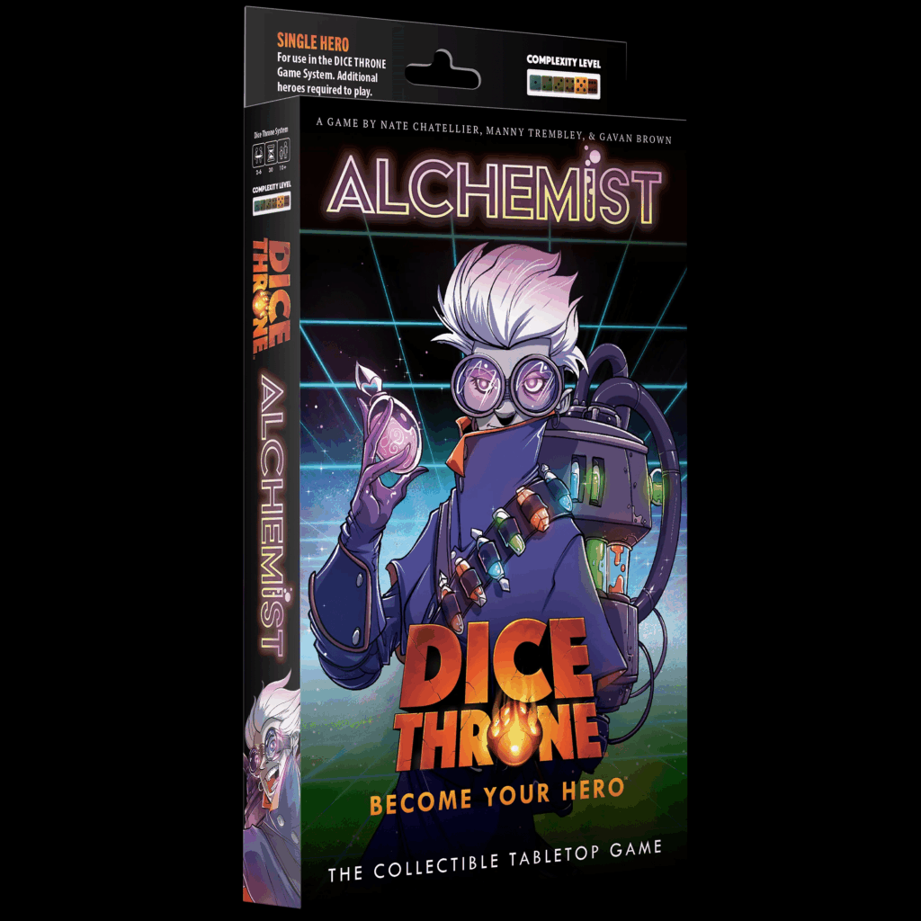 Dice Throne: Alchemist board game cover