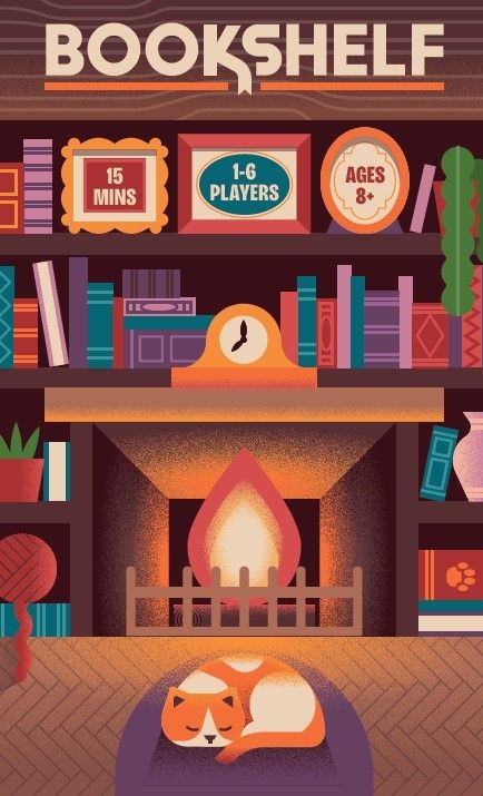 Bookshelf board game cover