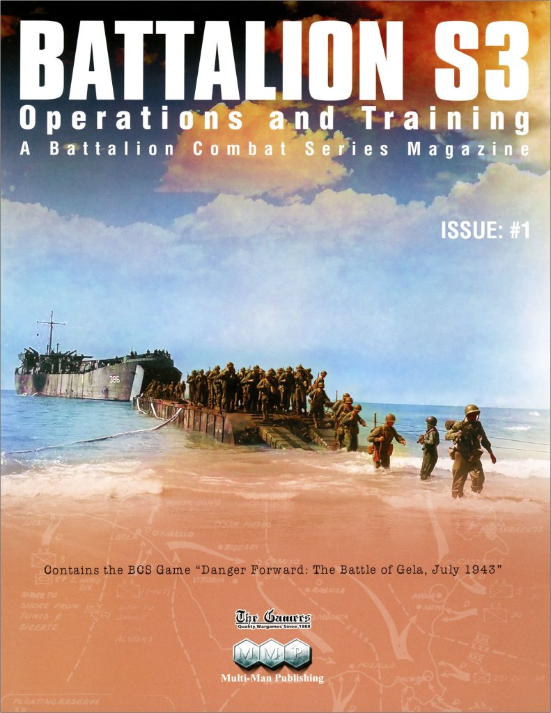 Danger Forward: The Battle of Gela, July 1943 board game cover